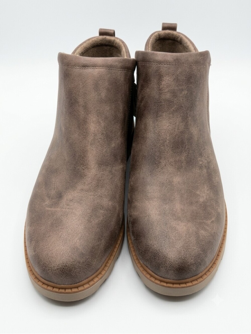 Dr Scholls Margo Taupe Ankle Booties Size 10